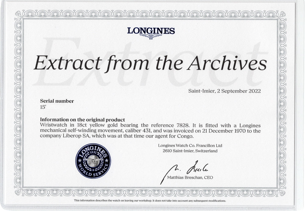 LONGINES ULTRA-CHRON Ref.7828 CONFETTI Dial
