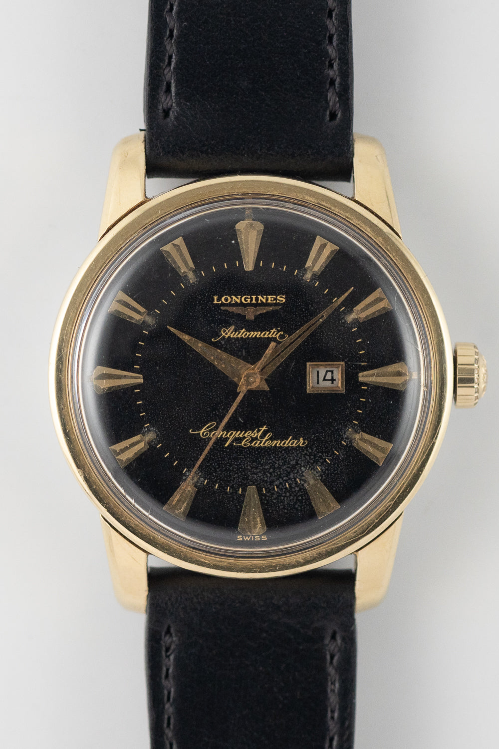 LONGINES Conquest Ref.9007 Black Gilt Dial