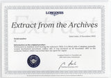 LONGINES Ref.7862 Extract from the Archives