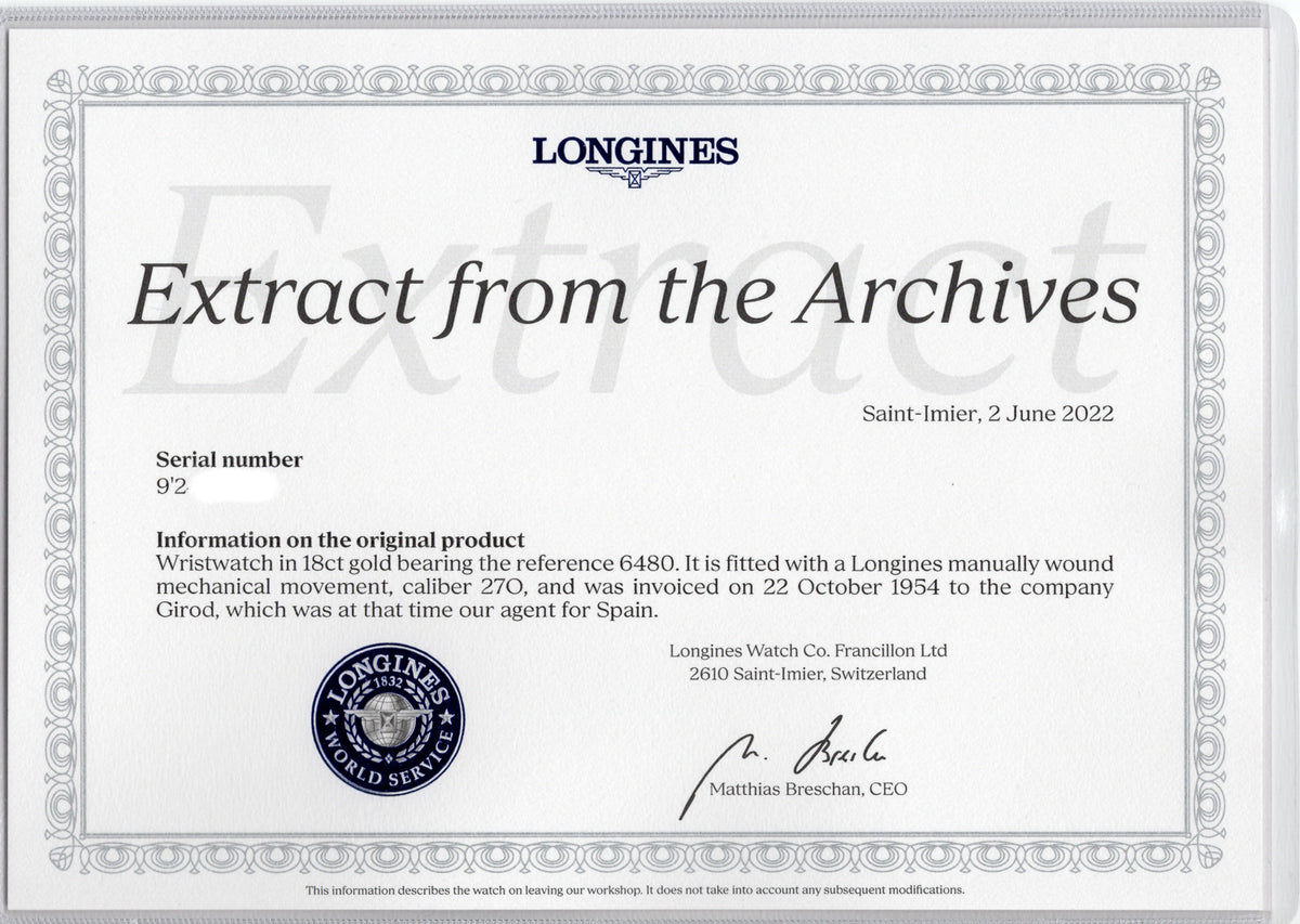 LONGINES Ref.6480