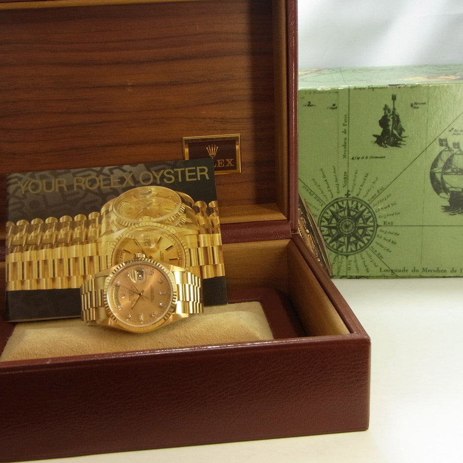 ROLEX DAY-DATE Ref.18238 10 Points Diamond