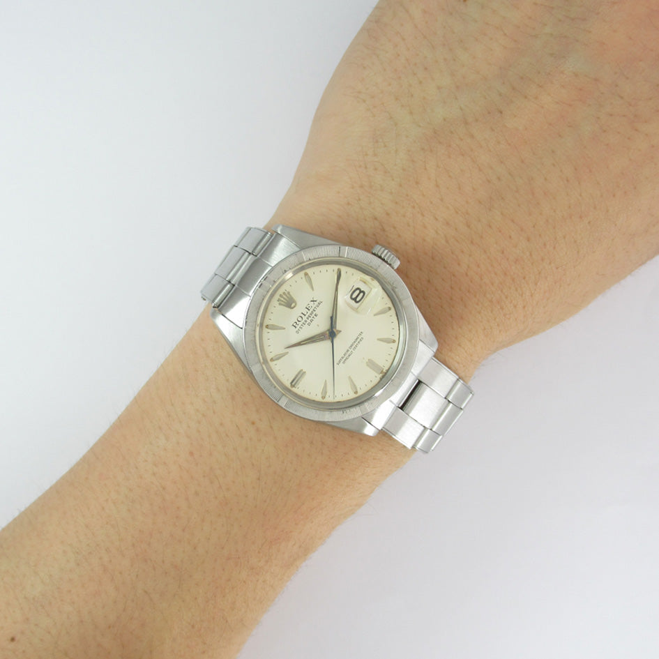 ROLEX OYSTER PERPETUAL DATE Ref.6581 Big ROLEX Logo