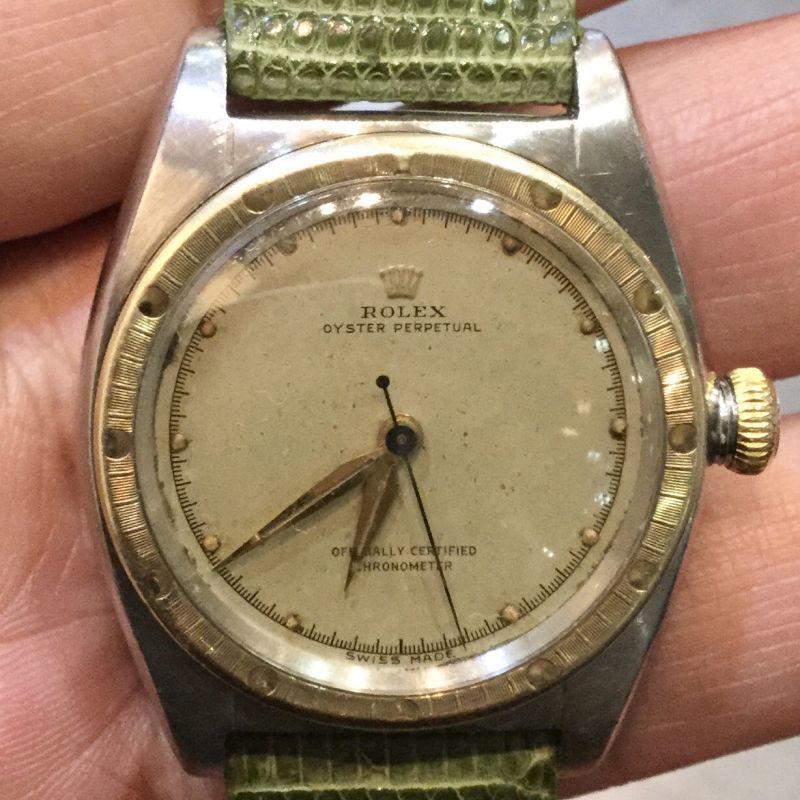 ROLEX Bubble Back Ref.5045 Rare Dial and Bezel