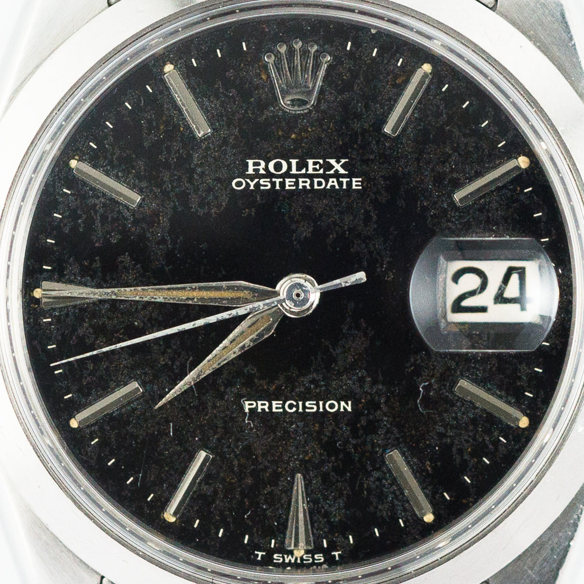 ROLEX OYSTERDATE Ref.6694 Black Gilt Dial