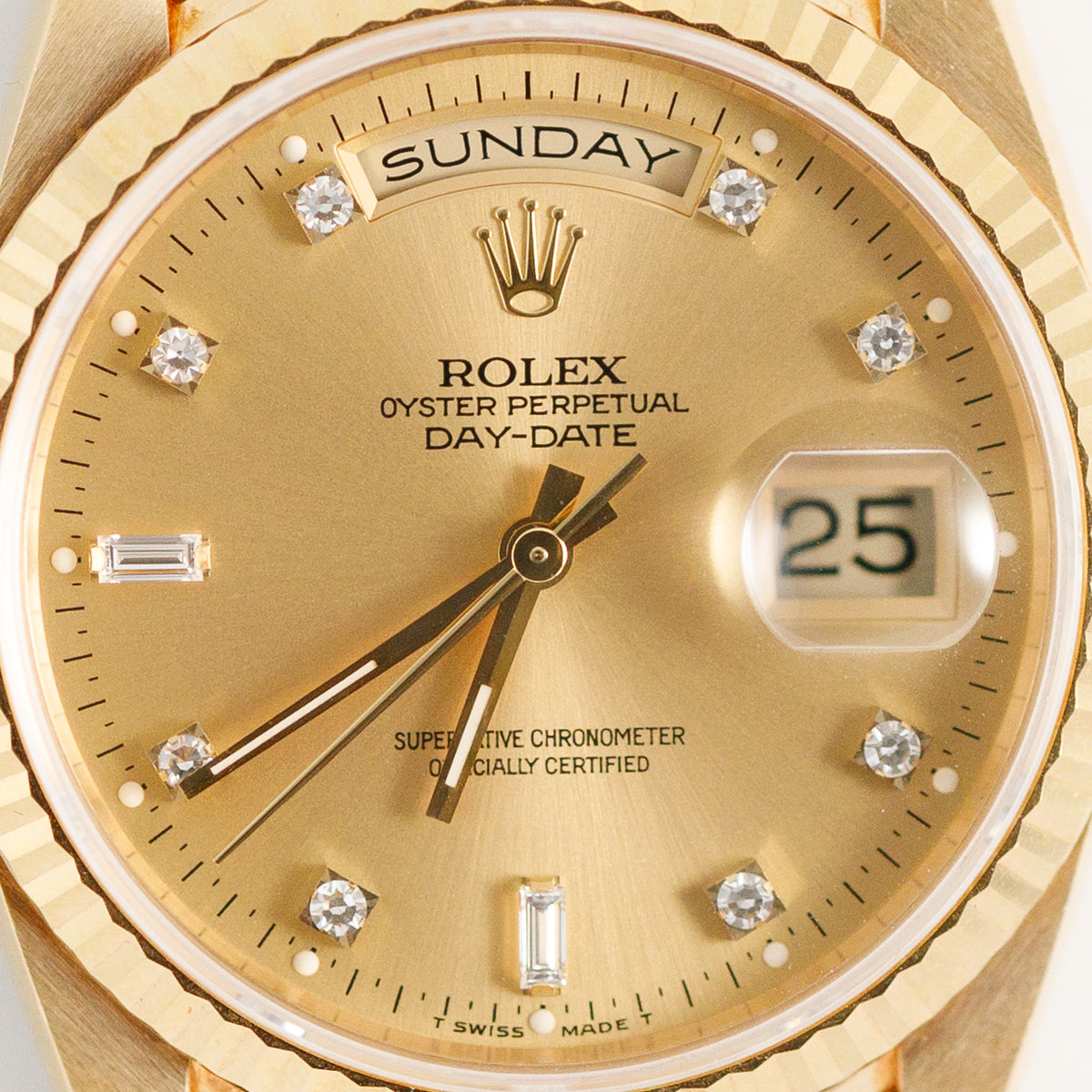 ROLEX DAY-DATE Ref.18238 10 Points Diamond
