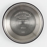 ROLEX DATEJUST Ref.1603 Glossy Black Gilt Dial