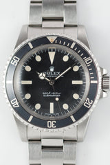 ROLEX SUBMARINER Ref.5513 Pre Comex Fat Font Insert