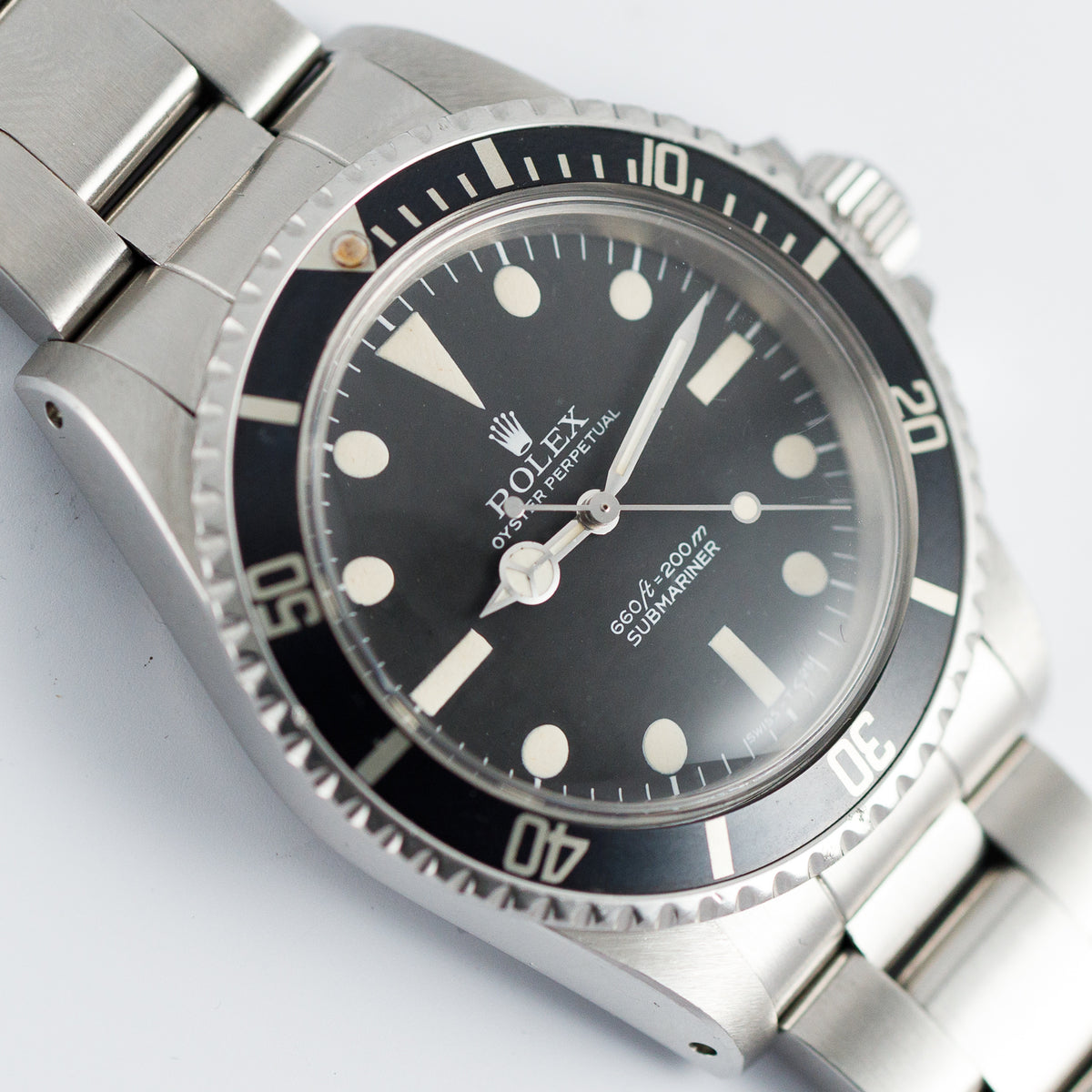 ROLEX SUBMARINER Ref.5513 Pre Comex Fat Font Insert