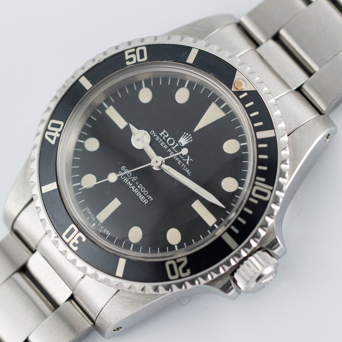 ROLEX SUBMARINER Ref.5513 Pre Comex Fat Font Insert
