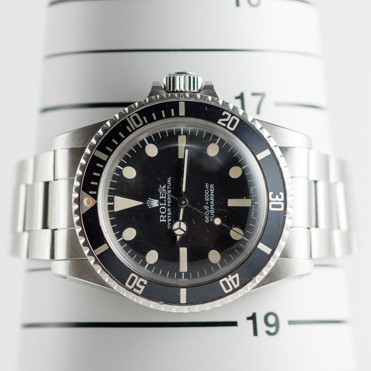 ROLEX SUBMARINER Ref.5513 Pre Comex Fat Font Insert