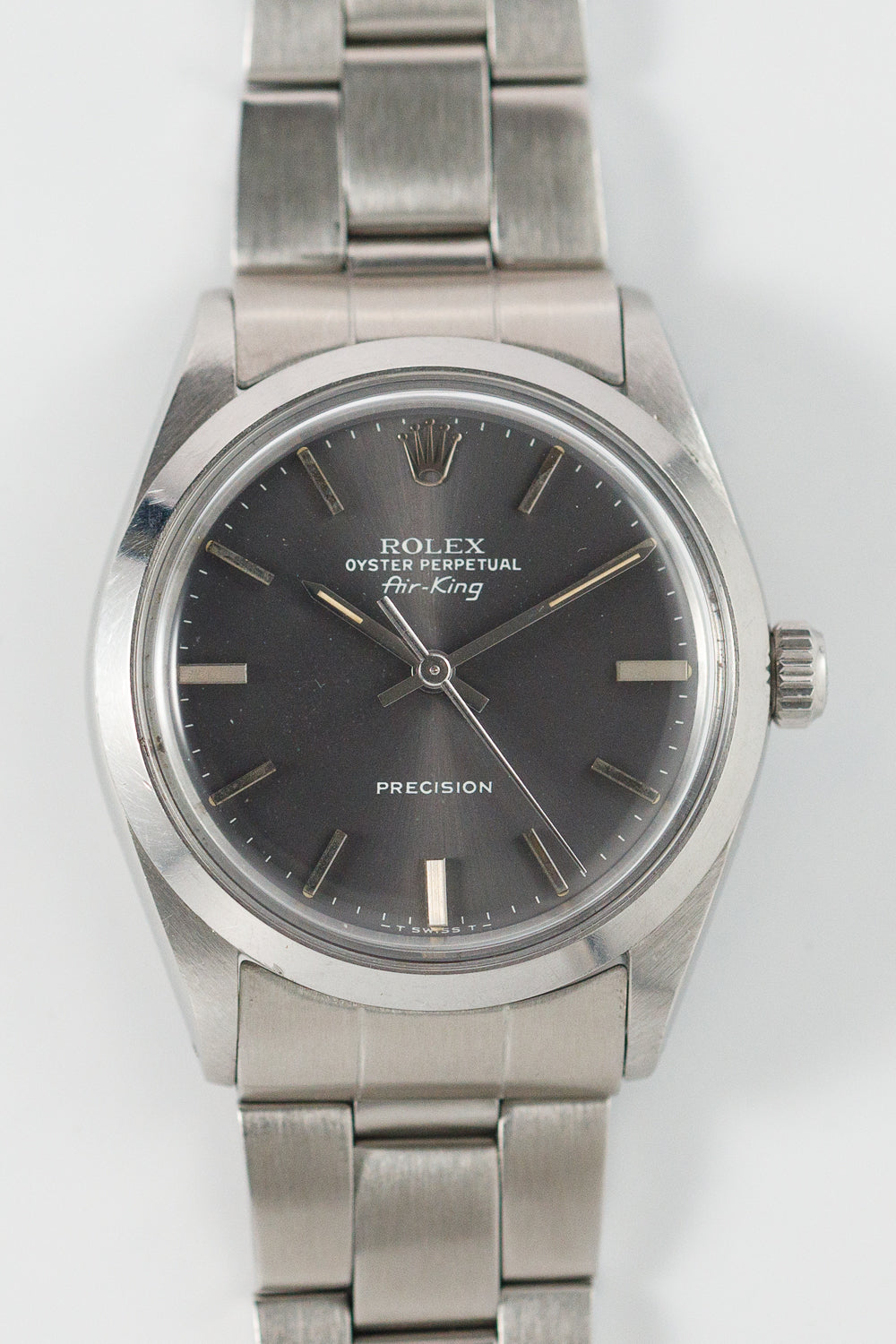 ROLEX Air-King Ref.5500 Gray Color Dial – TIMEANAGRAM