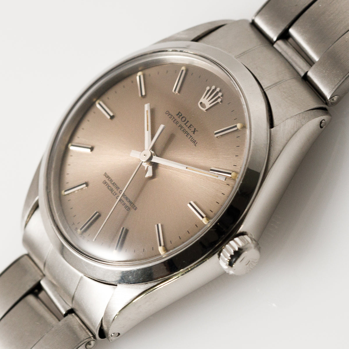 ROLEX OYSTER PERPETUAL Ref.1002 Brown Color Dial