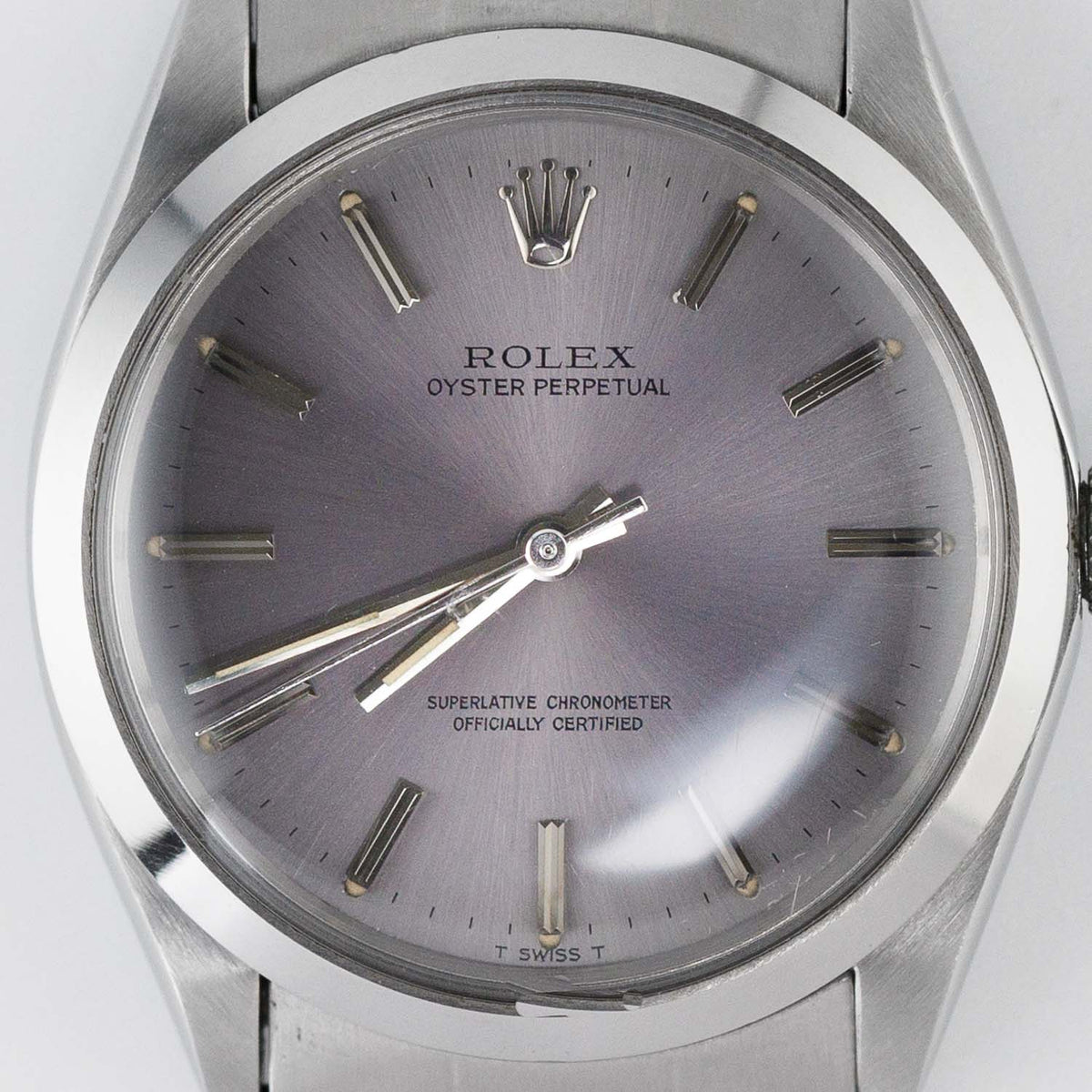 ROLEX OYSTER PERPETUAL Ref.1002 Purple Color Dial