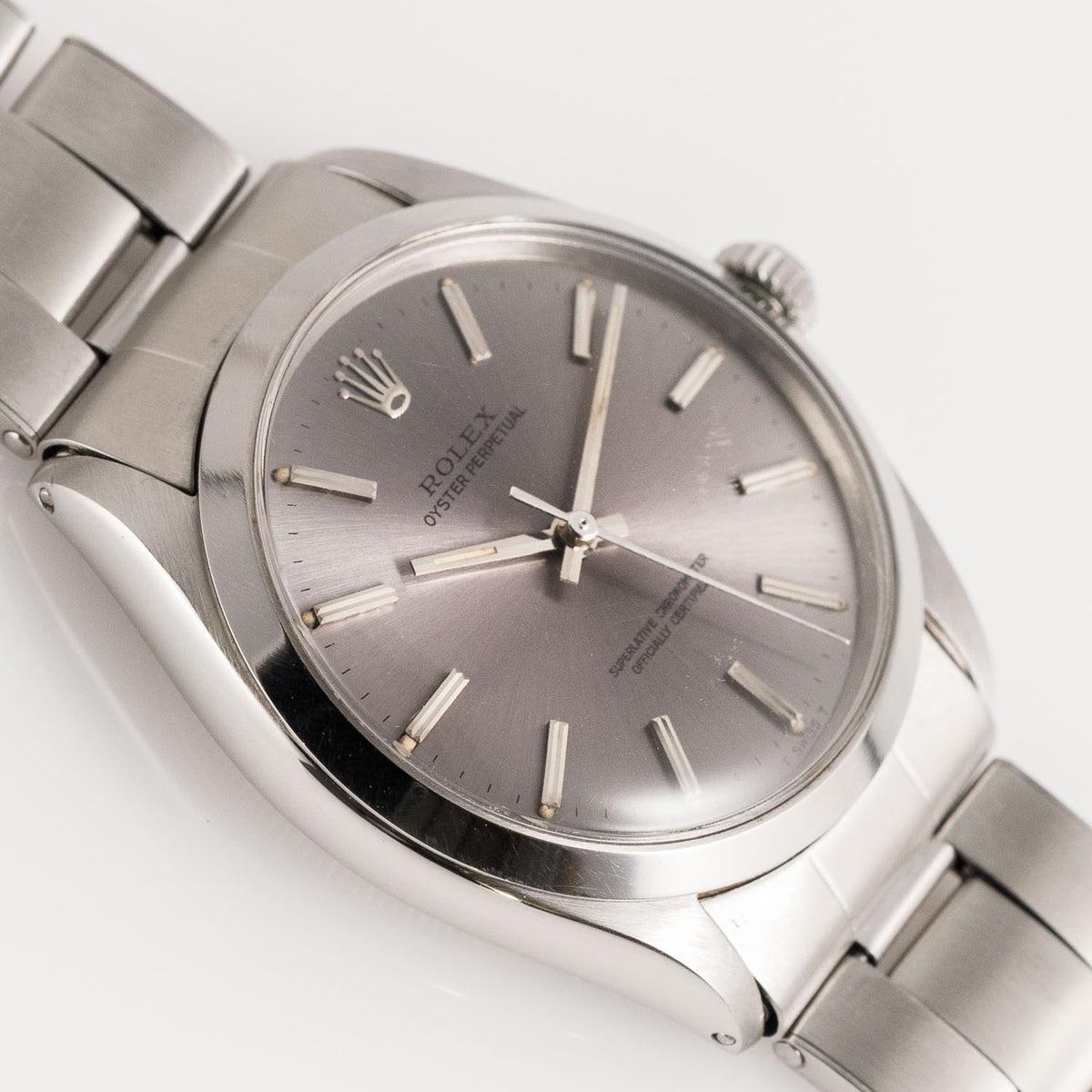 ROLEX OYSTER PERPETUAL Ref.1002 Purple Color Dial