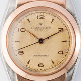 ROLEX Hooded Bubble Back Ref.3065 Gilt Index