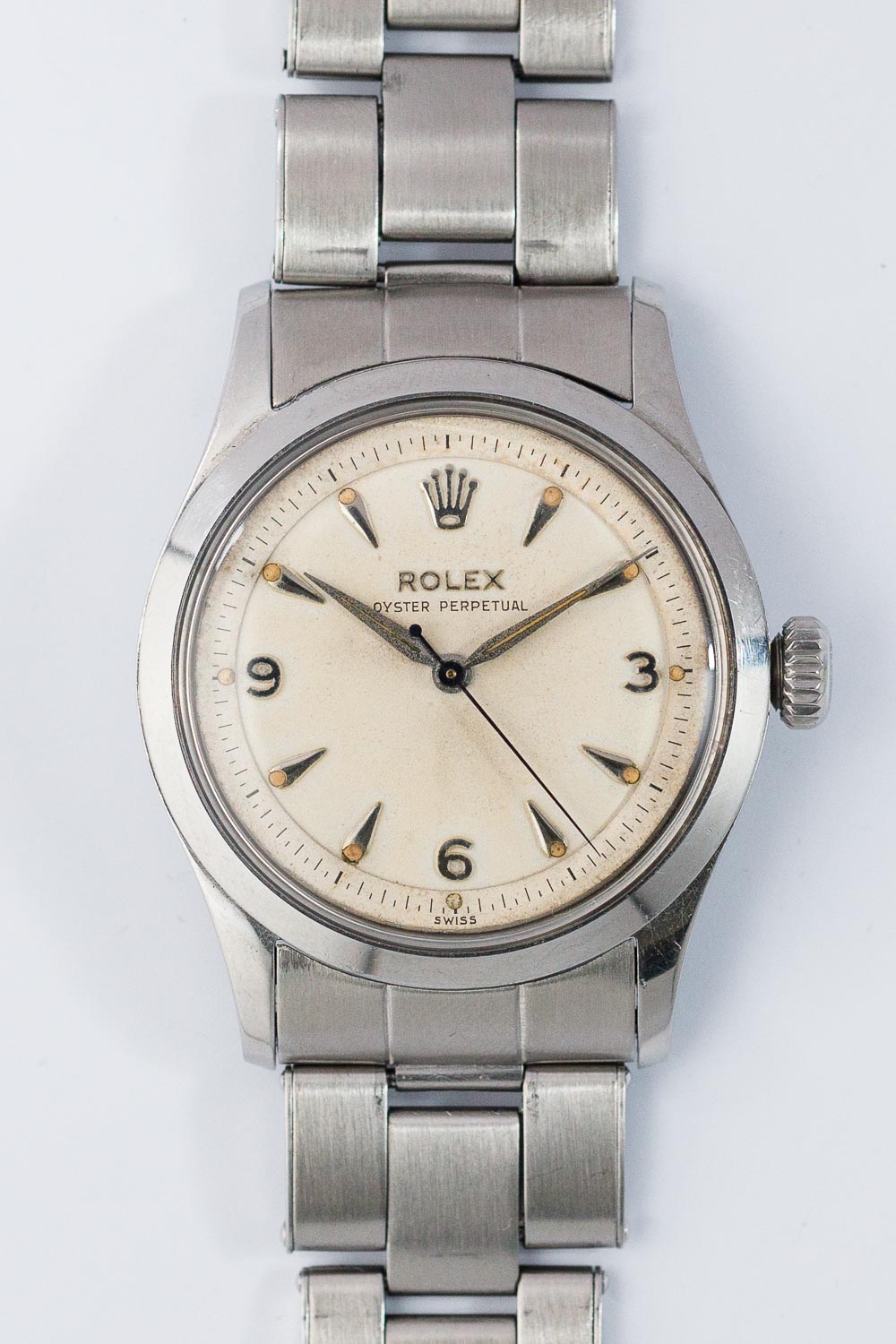 ROLEX Semi Bubble Back REF.6332 SIDE FALT EXPLORER DIAL – TIMEANAGRAM