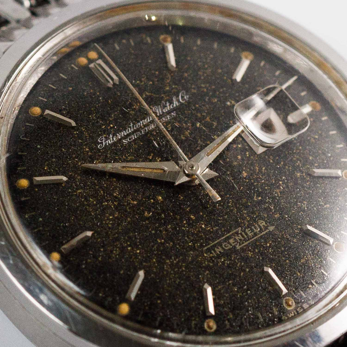 IWC INGENIEUR Ref.666 Black Gilt Dial