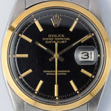 ROLEX DATEJUST Ref.1600 Black Mirror Dial