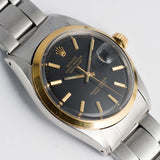 ROLEX DATEJUST Ref.1600 Black Mirror Dial