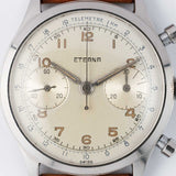 ETERNA Valjoux 22 Round Pusher Screw Back