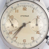 ETERNA Valjoux 22 Round Pusher Screw Back