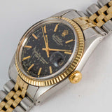 ROLEX DATEJUST Ref.1601 Black Gilt Dial