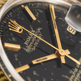 ROLEX DATEJUST Ref.1601 Black Gilt Dial
