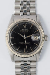 ROLEX DATEJUST Ref.1601 Black Gilt Dial