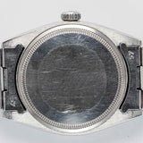 ROLEX OYSTER PERPETUAL DATE Ref.1500 Black Gilt Patina Dial