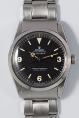 ROLEX EXPLORER Ref.1016 MK1 Fat Font Frog Leg