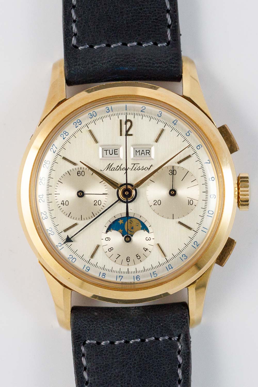 MATHEY TISSOT Ref.1679 Triple Calendar Moonphase