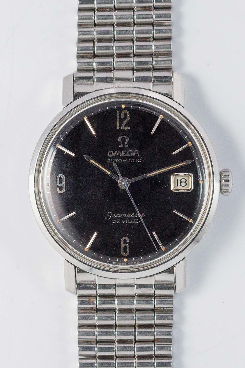 OMEGA Ref.166.020 Glossy Black Gilt Dial