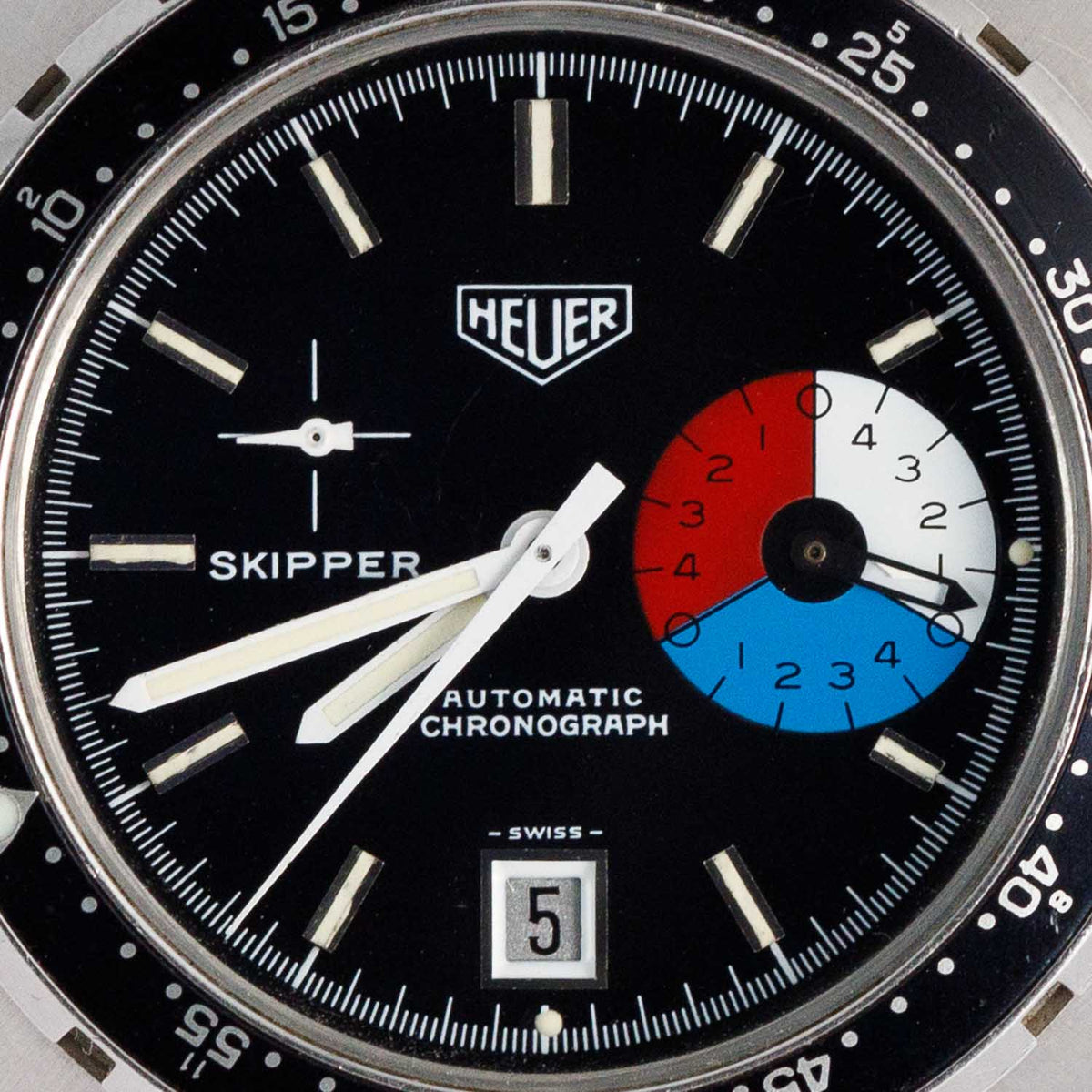 HEUER SKIPPER Ref.15640 AUTAVIA CASE