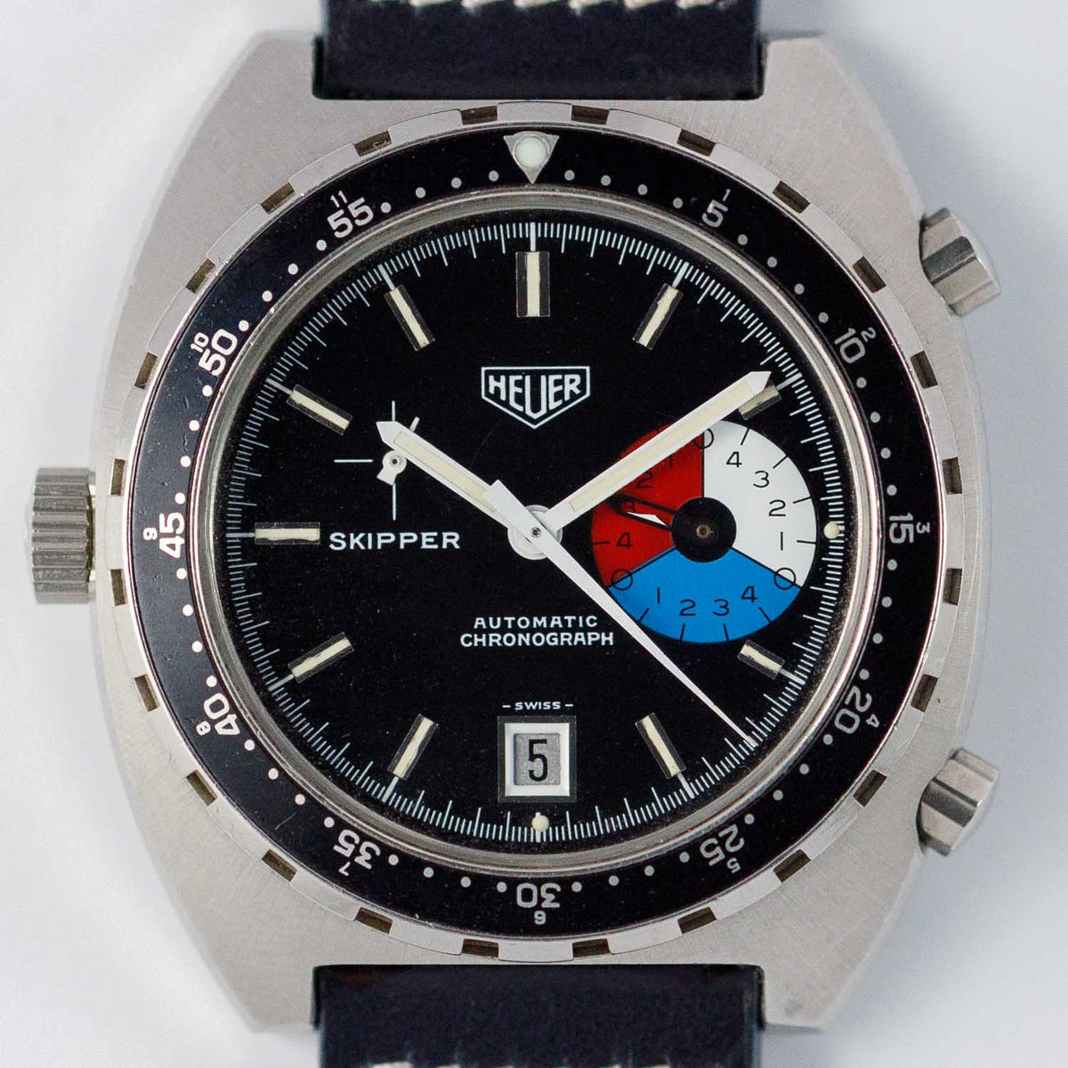 HEUER SKIPPER Ref.15640 AUTAVIA CASE