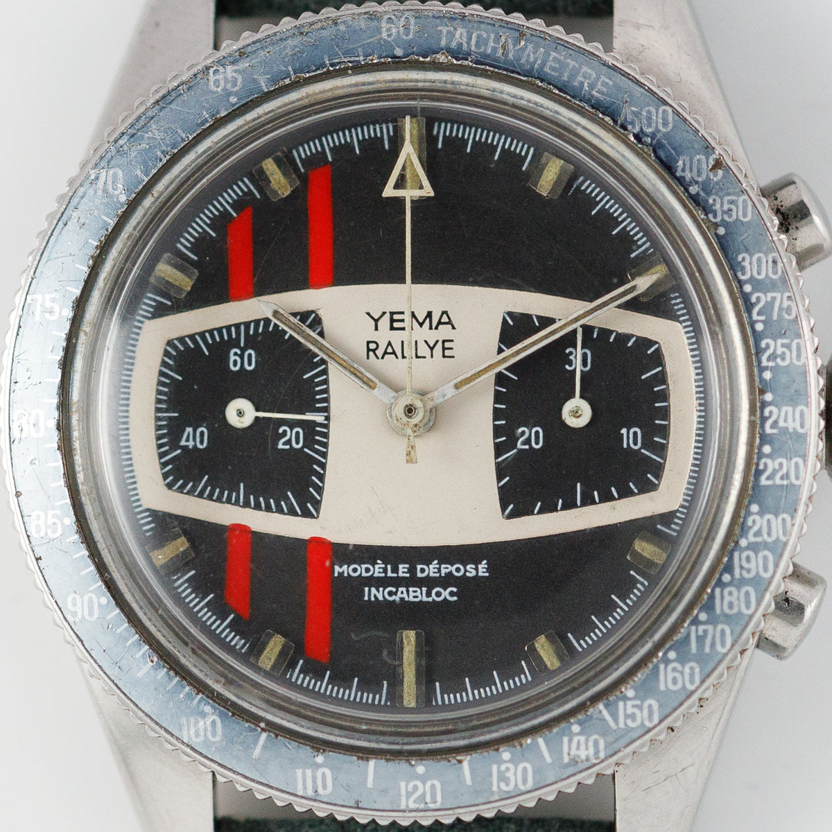 YEMA RALLYE Ref.9312 No Date Ghost Bezel MARIO ANDRETTI