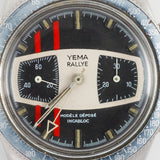 YEMA RALLYE Ref.9312 No Date Ghost Bezel MARIO ANDRETTI
