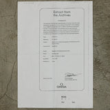 OMEGA Speedmaster Ref.145.022 Straight Line and “Apollo XI”