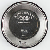 ROLEX OYSTER PERPETUAL DATE Ref.1500 Black Gilt Patina Dial