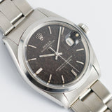 ROLEX OYSTER PERPETUAL DATE Ref.1500 Black Gilt Patina Dial