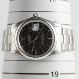 ROLEX OYSTER PERPETUAL DATE Ref.1500 Black Gilt Patina Dial