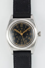 ROLEX Bubble back Black Gilt Majestic Dial
