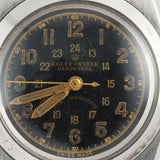 ROLEX Bubble back Black Gilt Majestic Dial