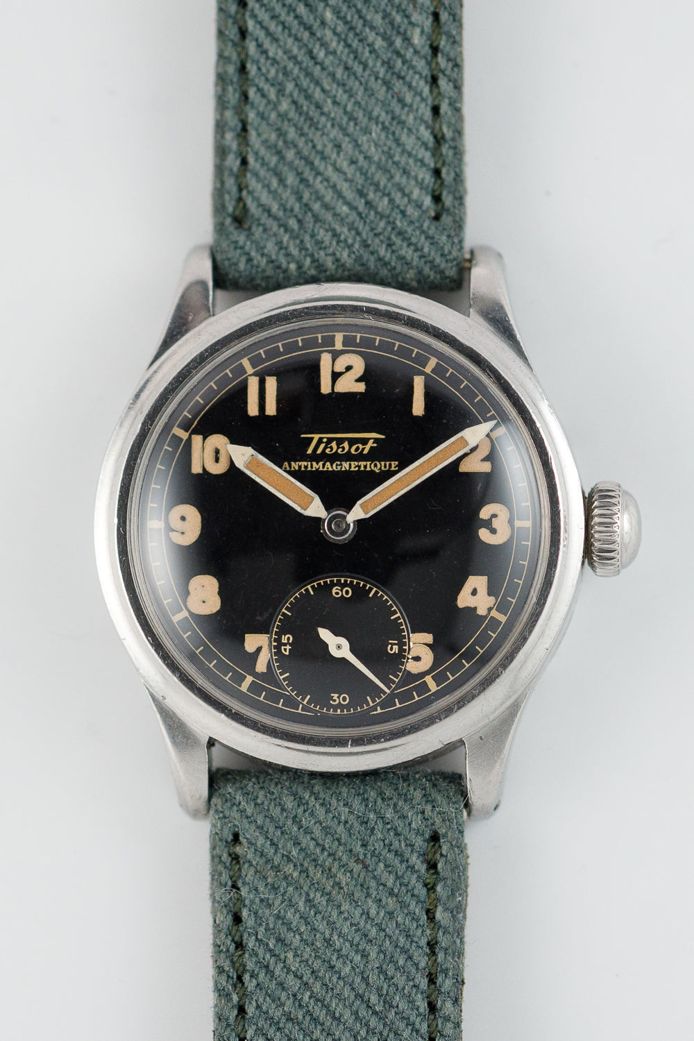 TISSOT Black Gilt Dial super Fat Luminous