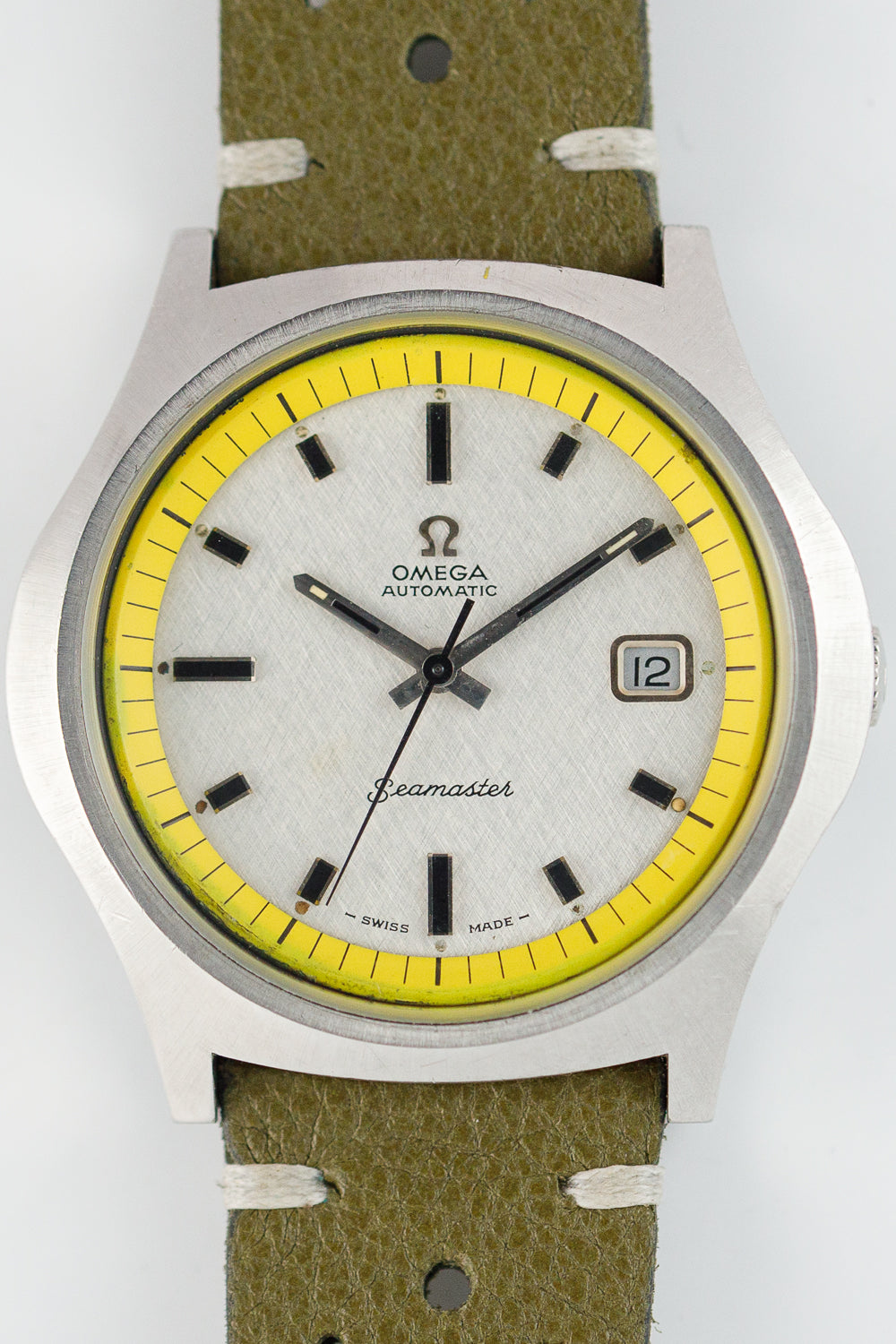 OMEGA Seamaster Ref.166.066 Big Yellow Linen Dial – TIMEANAGRAM