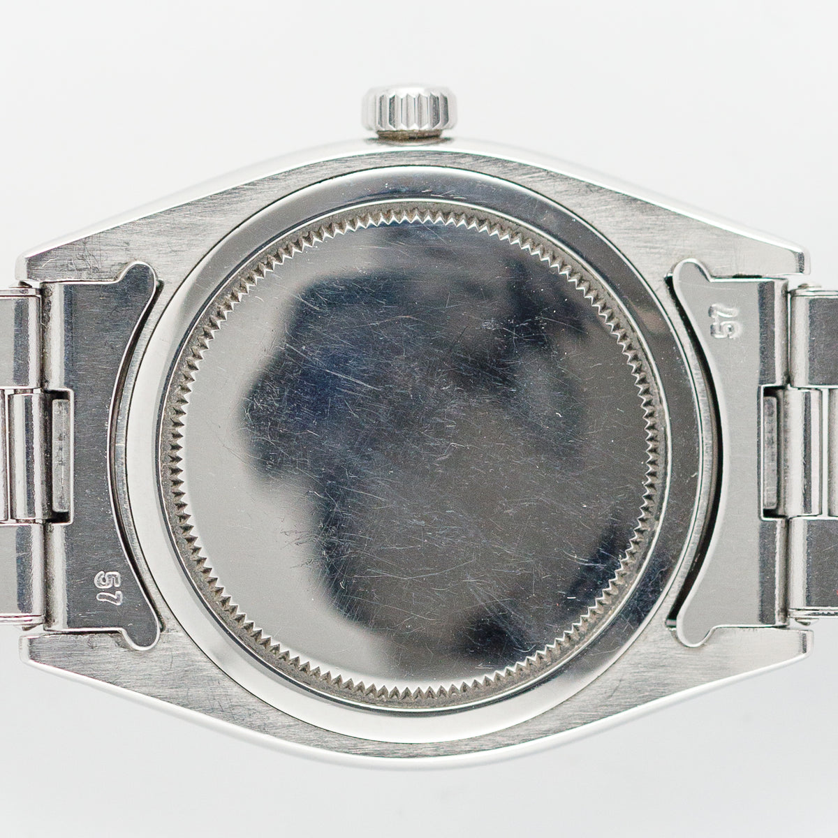 ROLEX OYSTERDATE Ref.6494 Black Gilt Dial Roulette Date
