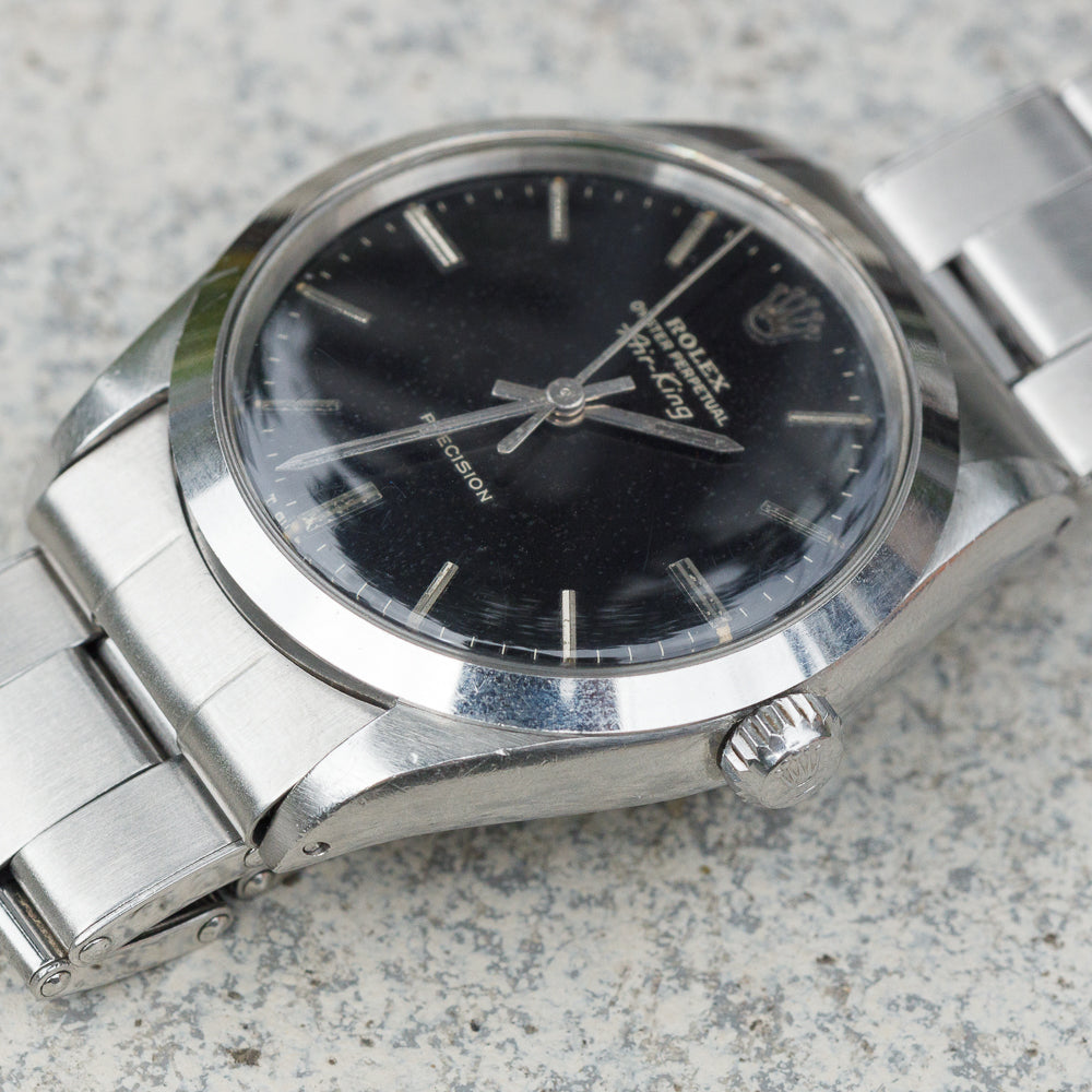 ROLEX Air-King Ref.5500 Glossy Black Glit Dial
