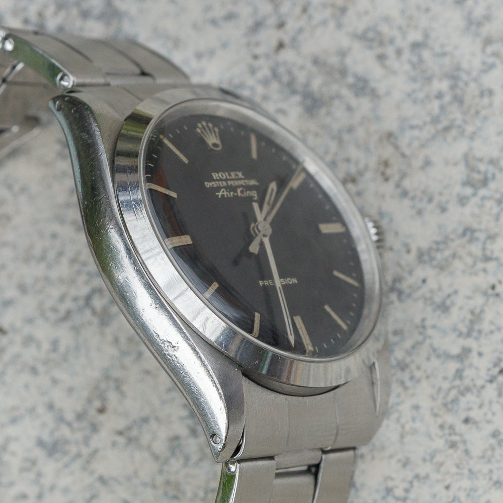 ROLEX Air-King Ref.5500 Glossy Black Glit Dial