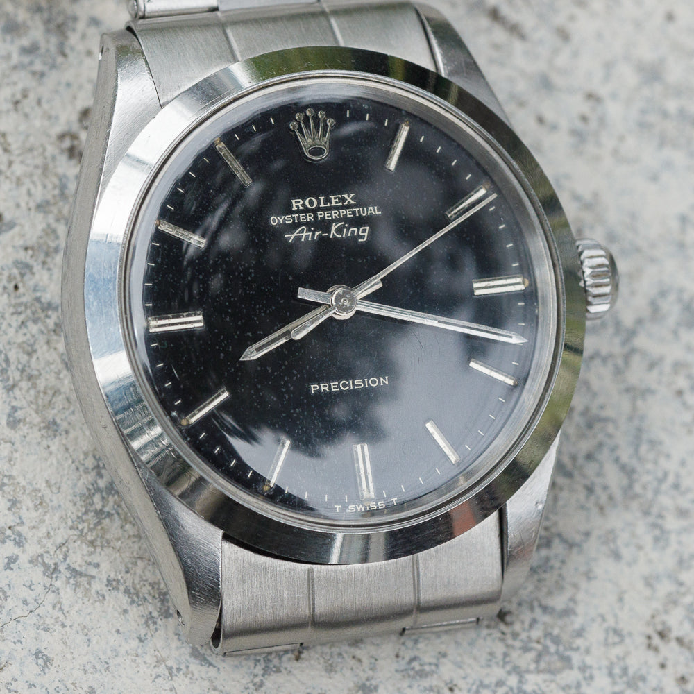 ROLEX Air-King Ref.5500 Glossy Black Glit Dial