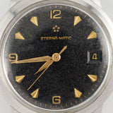 ETERNA MATIC Black Gilt Dial Diamond Index