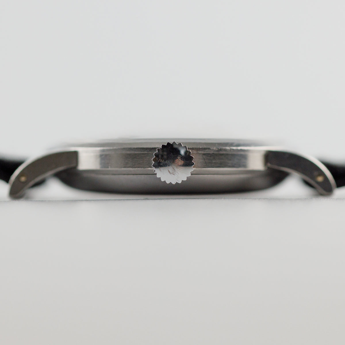 ZENITH Jumbo Case Black Gilt Dial 3 Circle line